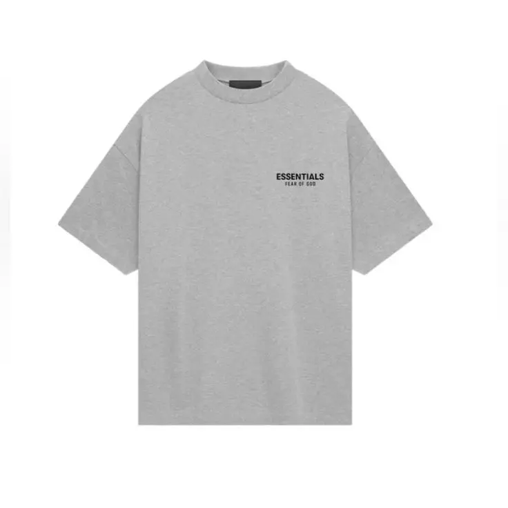 Fear of God Essentials Jersey Crewneck T-Shirt Light Heather Gray (US S)